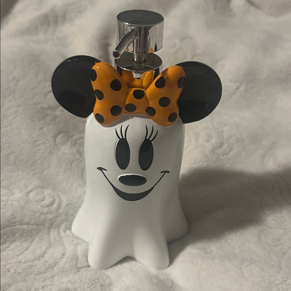 Disney Minnie Mouse Ghost Halloween Soap/Lotion Dispenser New